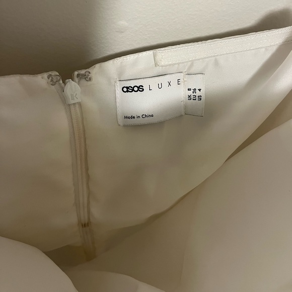 ASOS Luxe off the shoulder mini dress - Picture 4 of 5